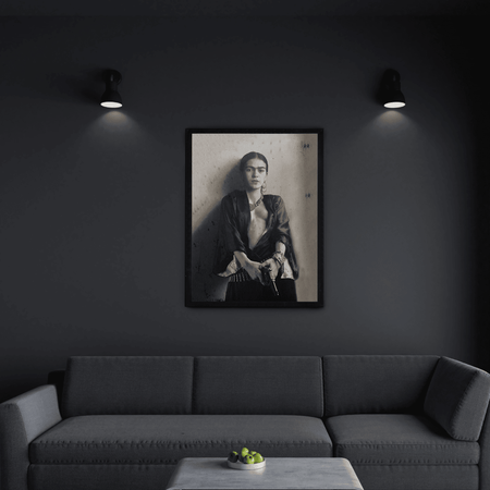 InkFlow Vintage Mexican Painter Self Portrait Poster - Retro Photography Art - Wall Art for Living Room, Bedroom, Office - Gift for Him & Her - 8x10 UNFRAMED Wall Art - Infinity Beyond Crafts