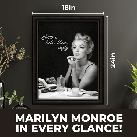 InkFlow Iconic Beauty Poster - Vintage Art - Pop Art - Graffiti Art - Retro Portrait Art - Timeless Style - Great Bedroom or Living Room Decor - 8x10 UNFRAMED Wall Art Visit the InkFlow Posters Store - Infinity Beyond Crafts