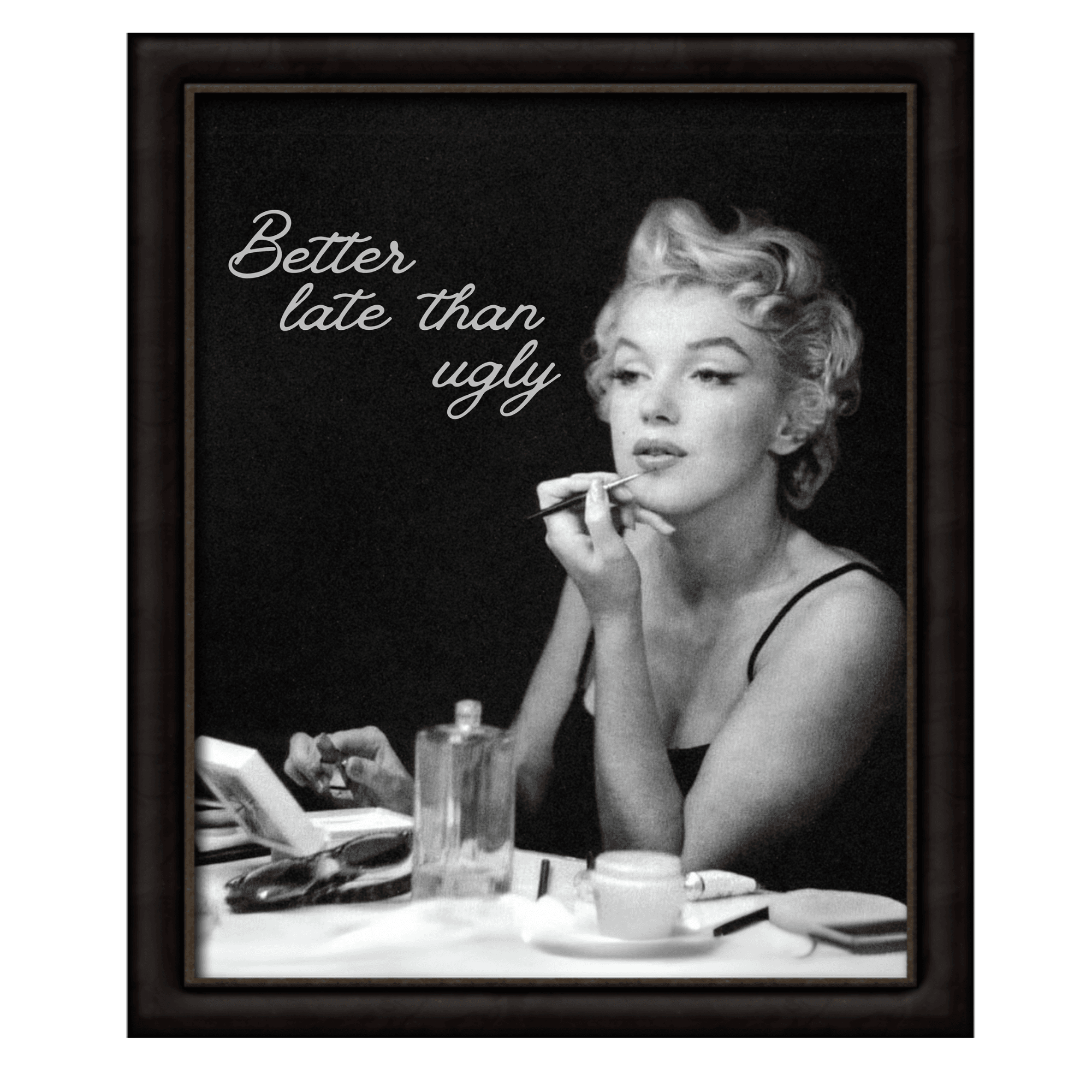 InkFlow Iconic Beauty Poster - Vintage Art - Pop Art - Graffiti Art - Retro Portrait Art - Timeless Style - Great Bedroom or Living Room Decor - 8x10 UNFRAMED Wall Art Visit the InkFlow Posters Store - Infinity Beyond Crafts