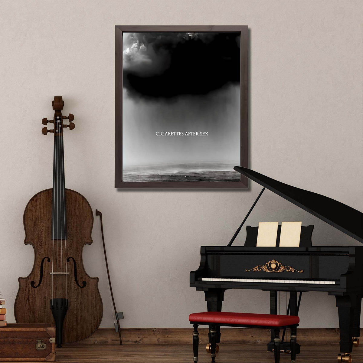 InkFlow CAS Cry Poster - Emotional Abstract Modern Wall Art Print Featuring Bold Colors and Expressive Design for Living Room, Bedroom, Office Decor - 8x10 Unframed Canvas Wall Art - Infinity Beyond Crafts