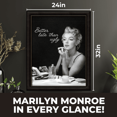 InkFlow Iconic Beauty Poster - Vintage Art - Pop Art - Graffiti Art - Retro Portrait Art - Timeless Style - Great Bedroom or Living Room Decor - 8x10 UNFRAMED Wall Art Visit the InkFlow Posters Store - Infinity Beyond Crafts