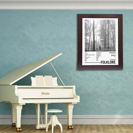 InkFlow Vintage-Inspired Music Poster - Classic Music Art Print, Elegant Wall Decor for Home or Office, Stylish Artwork for Music Lovers - 11x14 Unframed Canvas Wall Art - Infinity Beyond Crafts