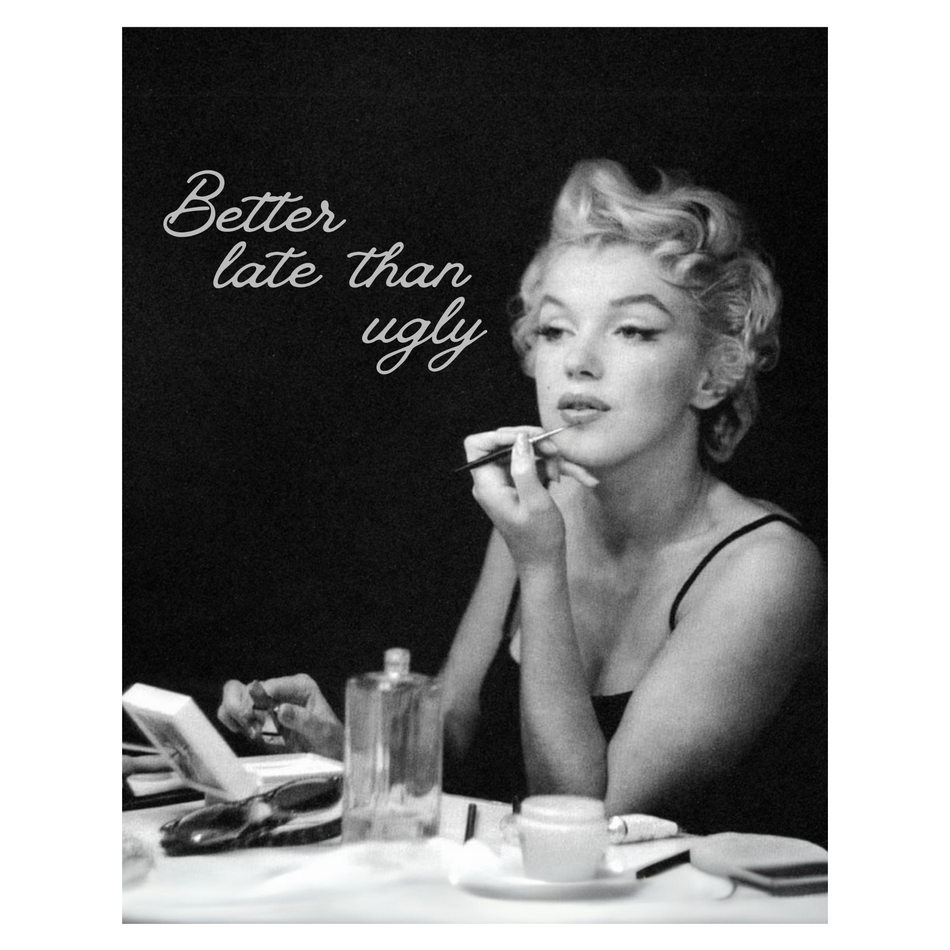 InkFlow Iconic Beauty Poster - Vintage Art - Pop Art - Graffiti Art - Retro Portrait Art - Timeless Style - Great Bedroom or Living Room Decor - 8x10 UNFRAMED Wall Art Visit the InkFlow Posters Store