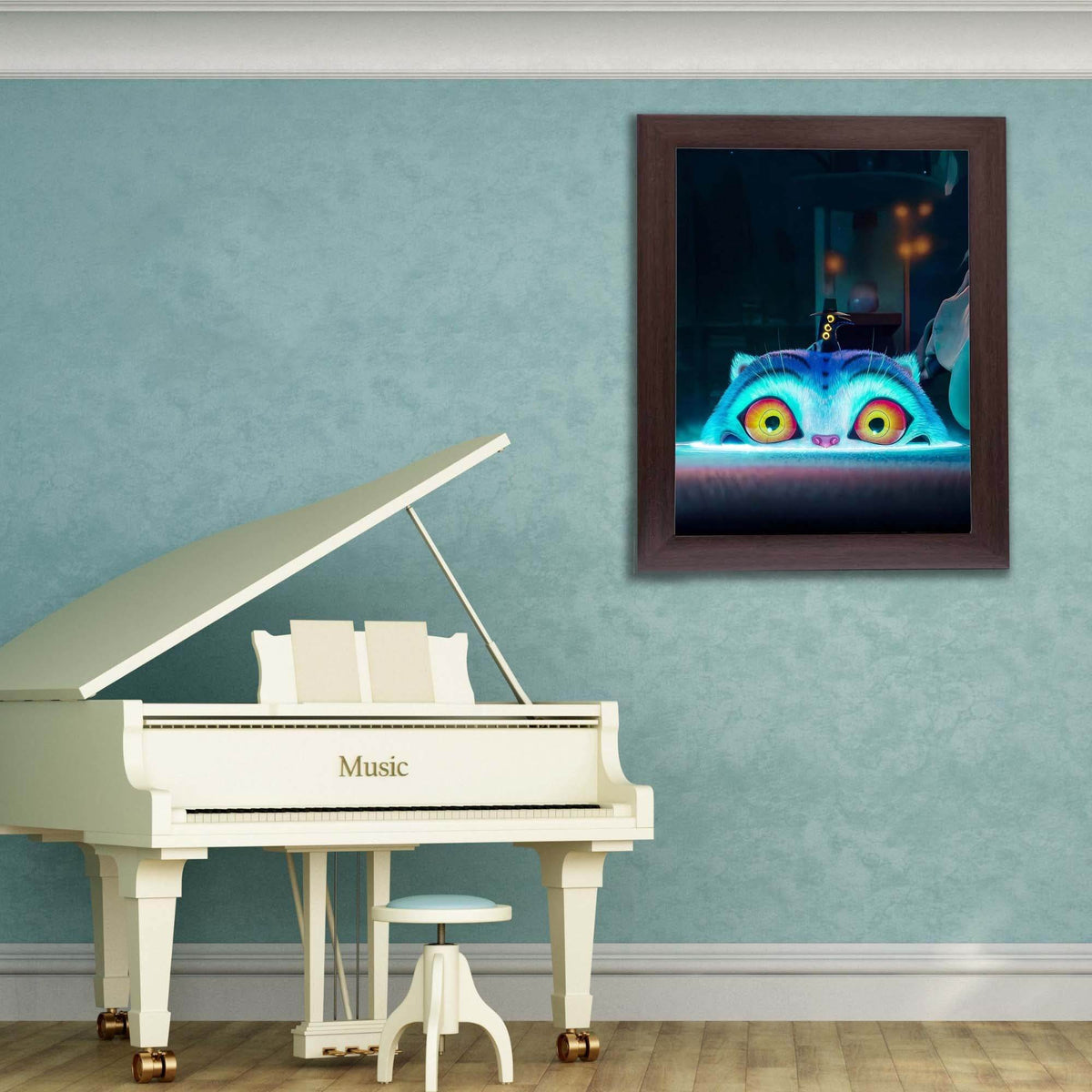 InkFlow Derpy and Sussie poster - Funny Wall Art Featuring Derpy and Sussie Characters for Playroom Teen Space or Entertainment Decor Unframed - 8x10 Unframed Canvas Wall Art - Infinity Beyond Crafts