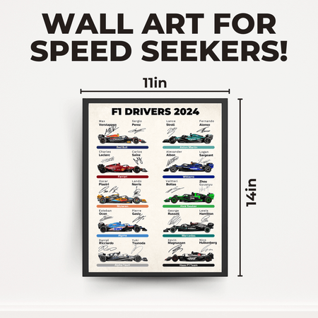 InkFlow Car Racing Poster - Sports Car Racing Art - Gift for Men, Women - Great Wall Decor for Garage, Living Room or Office - 8x10 UNFRAMED Wall Art - Infinity Beyond Crafts