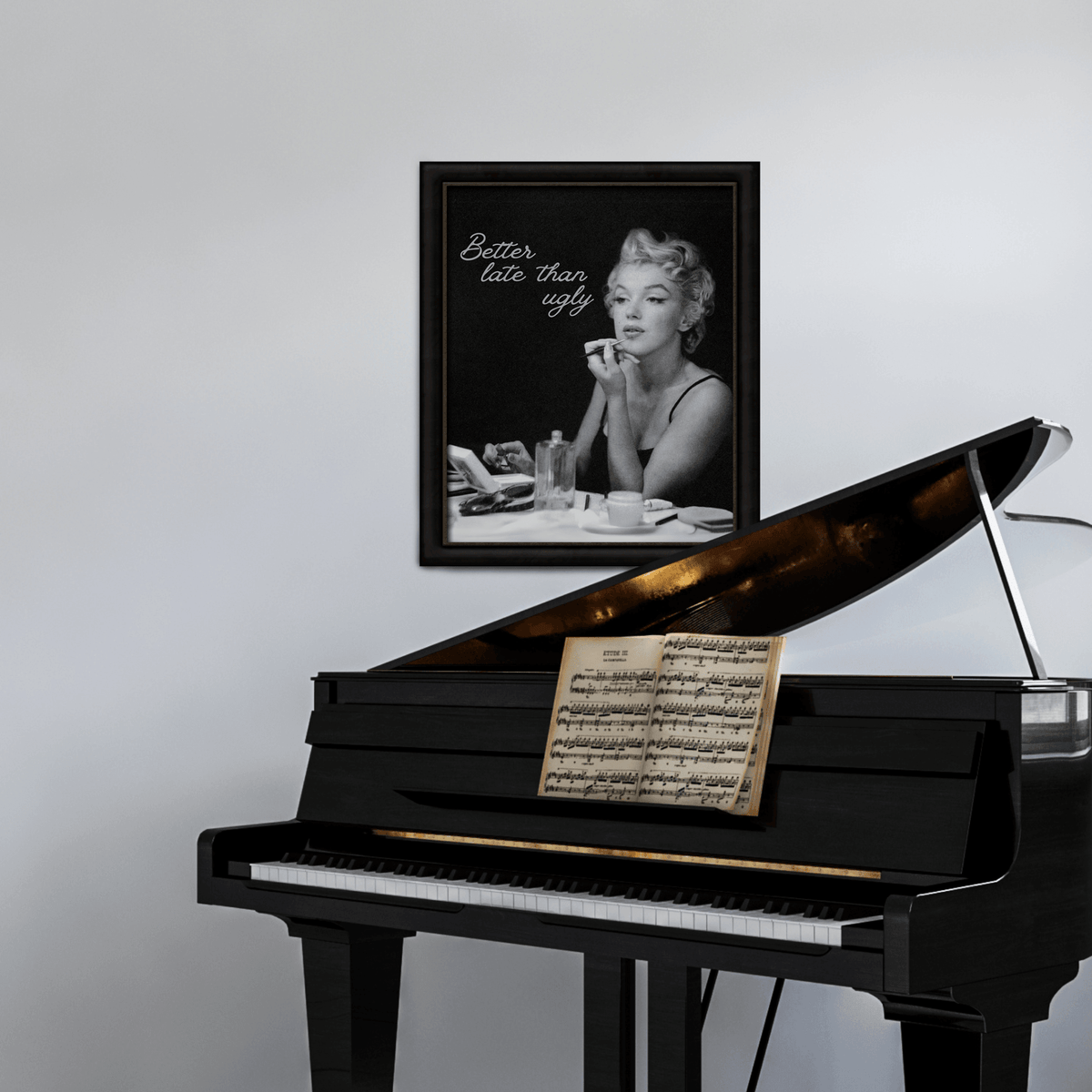 InkFlow Iconic Beauty Poster - Vintage Art - Pop Art - Graffiti Art - Retro Portrait Art - Timeless Style - Great Bedroom or Living Room Decor - 8x10 UNFRAMED Wall Art Visit the InkFlow Posters Store - Infinity Beyond Crafts