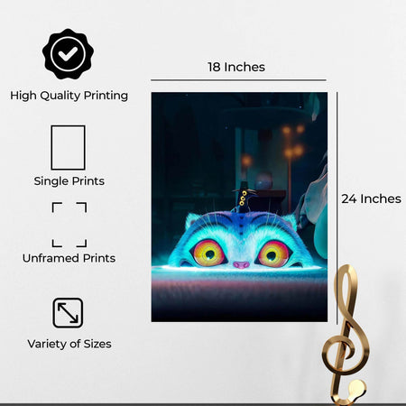 InkFlow Derpy and Sussie poster - Funny Wall Art Featuring Derpy and Sussie Characters for Playroom Teen Space or Entertainment Decor Unframed - 8x10 Unframed Canvas Wall Art - Infinity Beyond Crafts